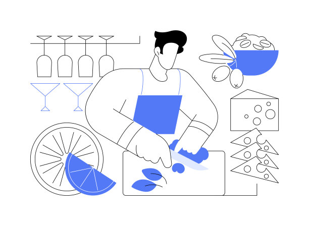 使酒吧准备抽象概念矢量插图。图片下载