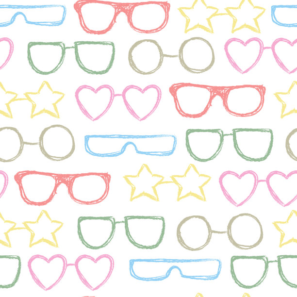 太阳镜的模式。简单的插图太阳镜图案为网络，壁纸，纺织品，织物图片下载