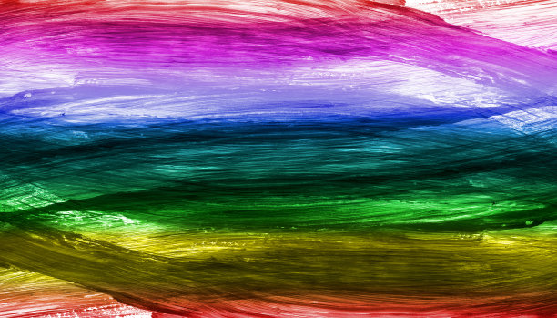 彩色笔触图片下载