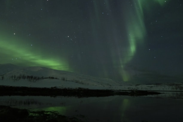 北极光，在特罗姆瑟也被称为北极光图片下载