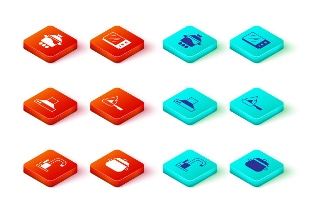 设置水水龙头烹饪锅厨房抽风机图片下载