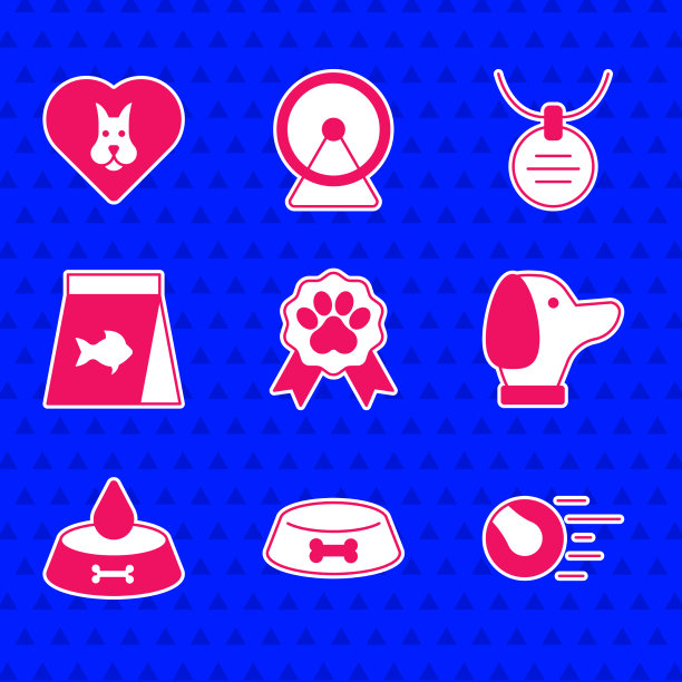 设置宠物奖励标志食物碗为猫或狗图片下载