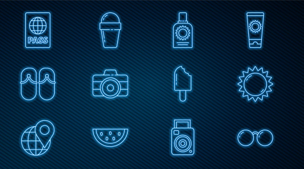 套线眼镜防晒喷雾瓶图片下载