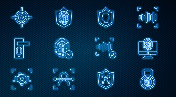 设置线指纹与锁定监视器图片下载