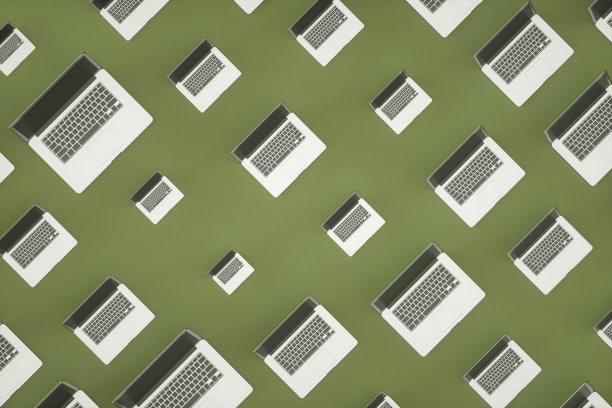 黑屏笔记本电脑技术背景图片下载