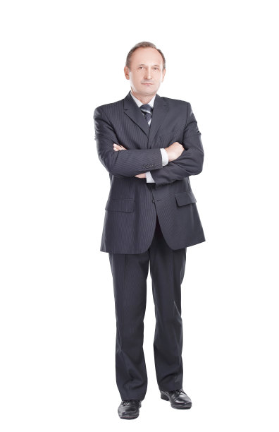 充满活力的自信商人肖像图片下载