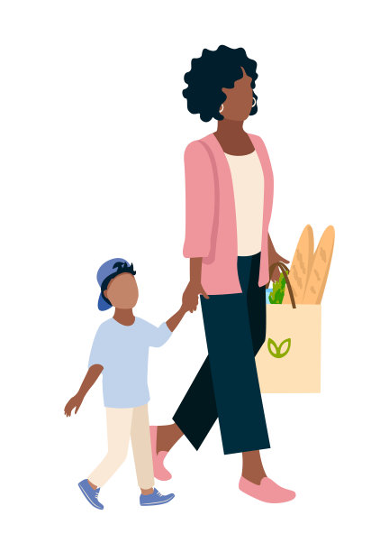 拎着购物袋的女子图片下载