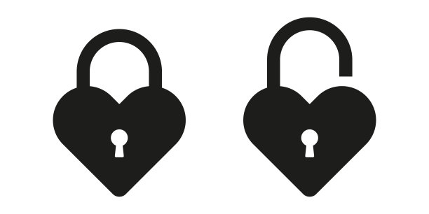 心锁图标设计简单图片下载