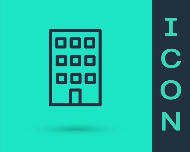 白色背景上孤立的青瓦台图标。家的象征。标志设计模板元素。向量图片下载