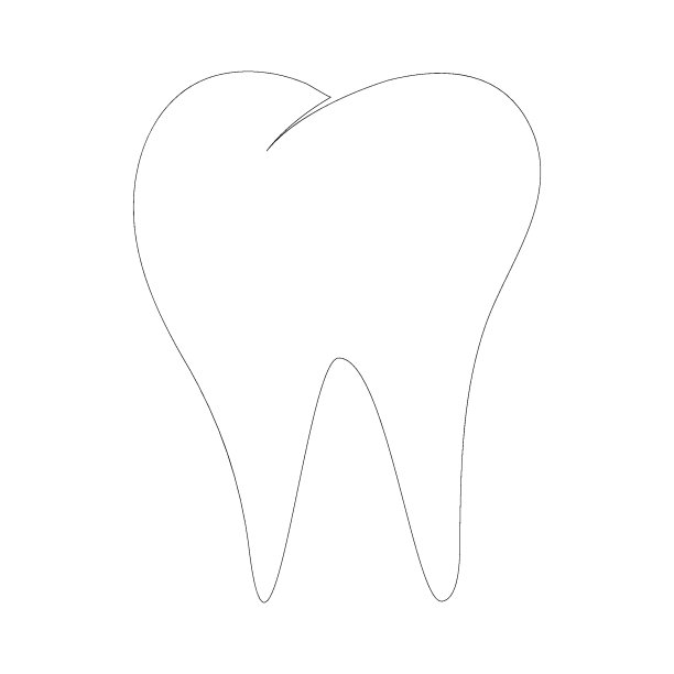 矢量牙齿图标图片下载