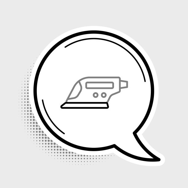 线路电烙铁图标隔离在灰色上图片下载