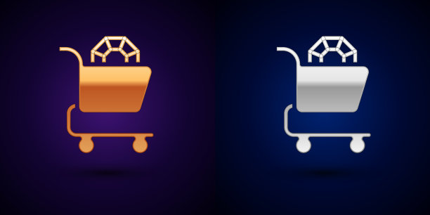 金银首饰网上购物图标图片下载