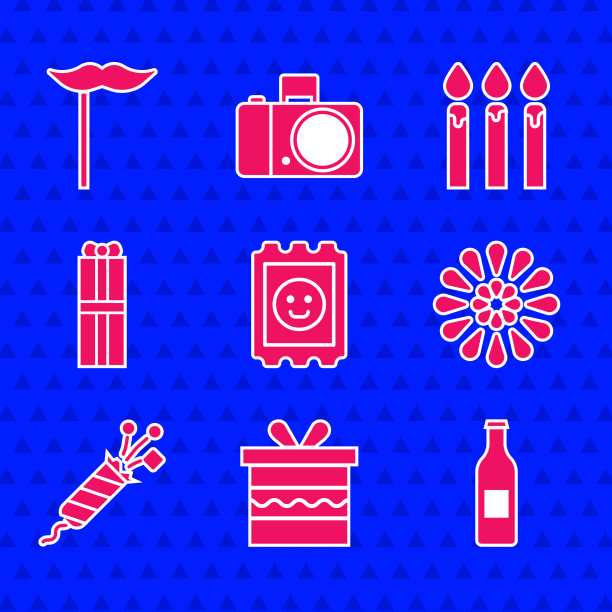 集迷幻药酸标记礼盒啤酒瓶烟花图片下载