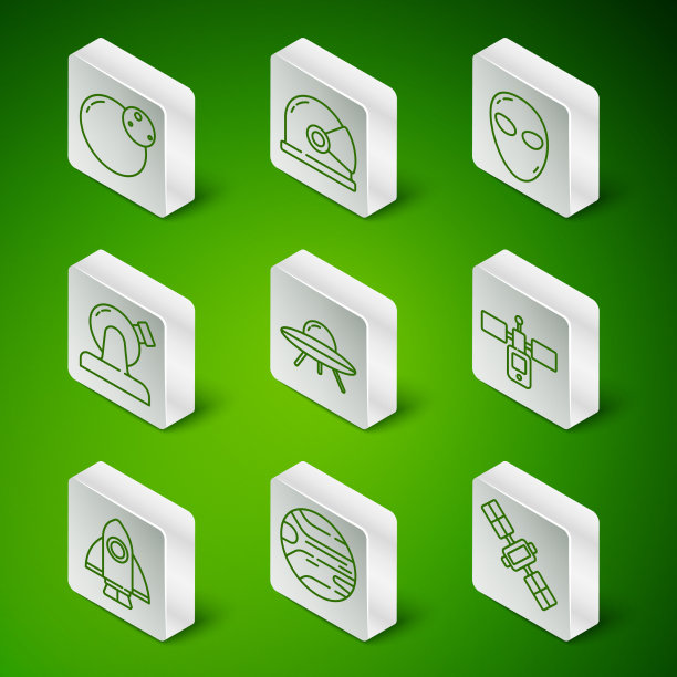 设定行卫星行星不明飞行物飞行飞船图片下载