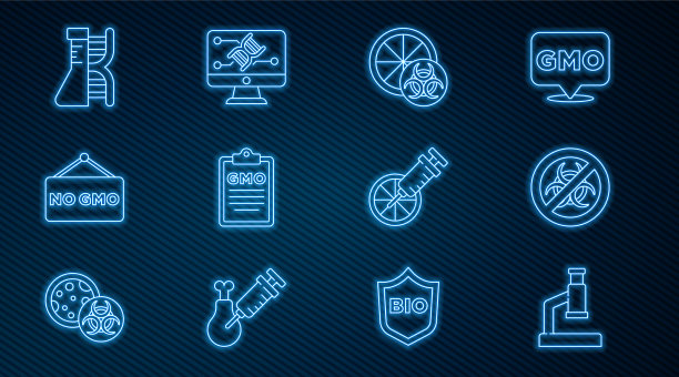 设置线显微镜停止转基因基因图片下载