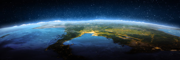 曼谷，太空景观图片下载