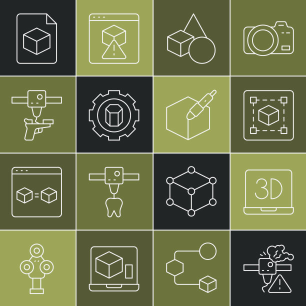 设置线3d打印机警告几何图形立方体图片下载