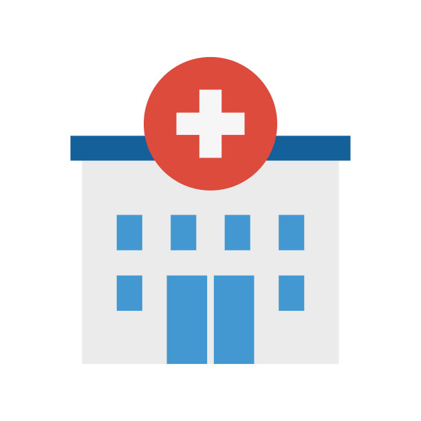 医院大楼，医疗标志。医院急诊室医疗保健设施。图片下载