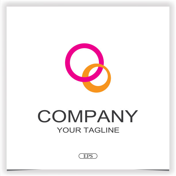 夫妇圈溢价优雅的模板矢量eps 10图片下载