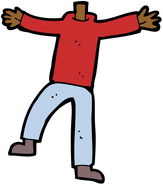 卡通男性手势身体(混合搭配卡通或添加自己的照片)图片下载