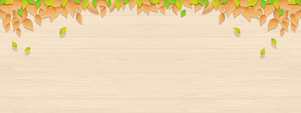 树叶和影响照片的板，地板，木甲板背景插图，图像的季节图片下载