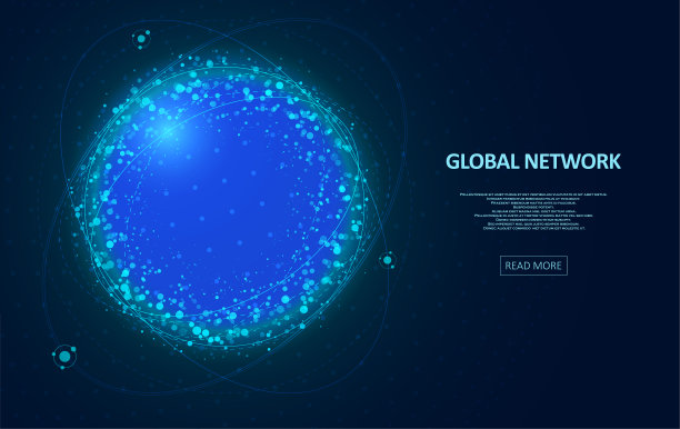 摘要全球技术背景。图片下载