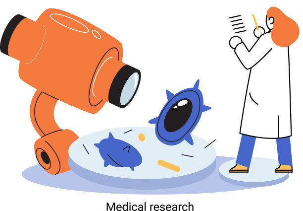 医学研究的隐喻。实验室诊断服务。科学家们用仪器和显微镜工作图片下载