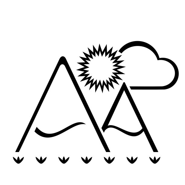 矢量插画，自然、旅行、露营的象征。平面设计。图片下载