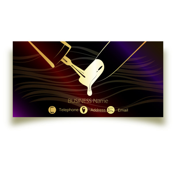 刷子覆盖在指甲上的清漆，是美甲沙龙的名片图片下载