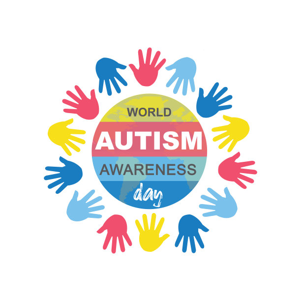 世界提高自闭症意识日的插图、横幅或海报。图片下载