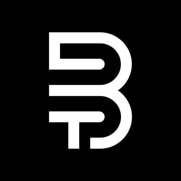 最小的TB标志。在豪华背景上的BT信图标。基于TB字母缩写的标志思想。专业品种字母符号和BT标志背景。图片下载