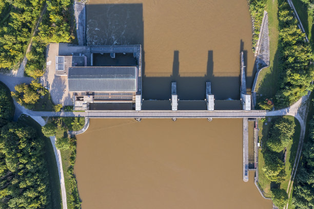 水力发电厂从上面图片下载