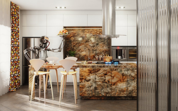 现代家装厨房图片下载