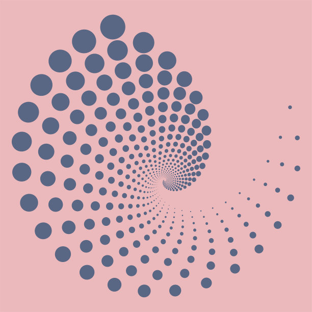 半色调虚线图案。视错觉背景。几何艺术。框架，标志，纹身，网页，打印，海报，模板，抽象矢量背景的设计元素。光学艺术壁纸。图片下载