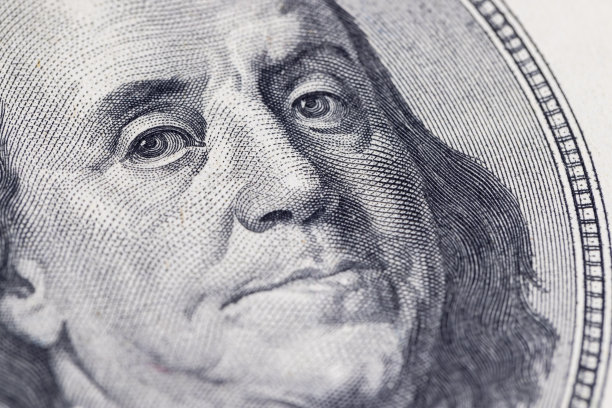 一百美元的特写图片下载