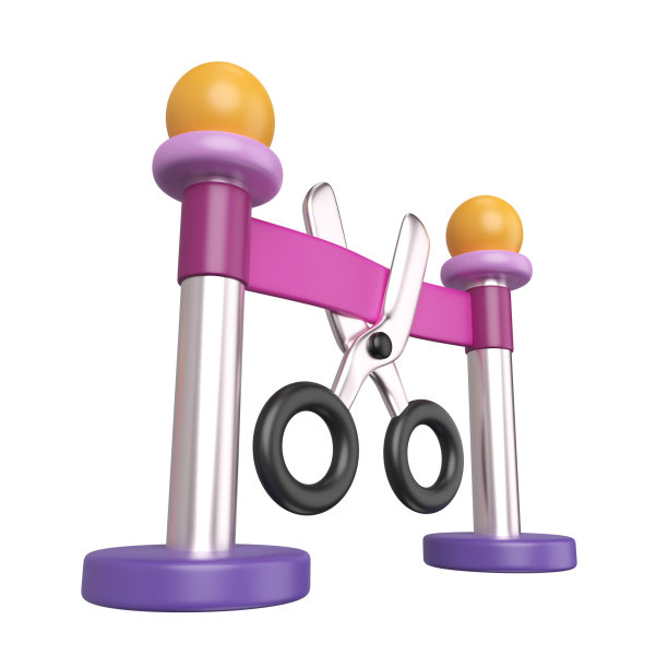 盛大开幕3D插图图标图片下载