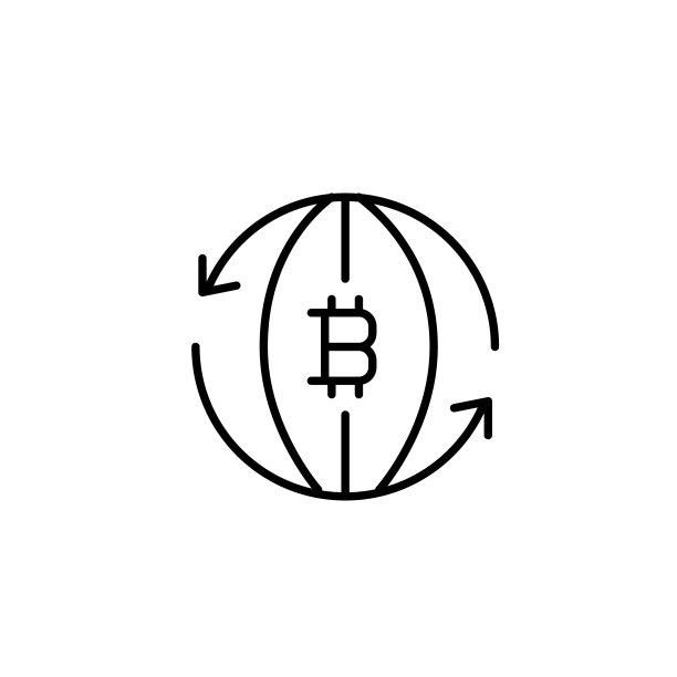 全球比特币加密货币流通。虚拟金融工具。像素完美，可编辑的笔画线条图标图片下载