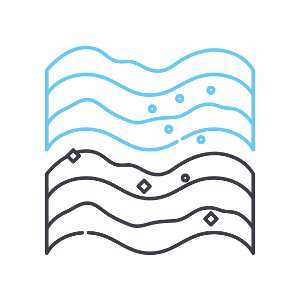 培根线图标，轮廓符号，矢量插图，概念符号图片下载