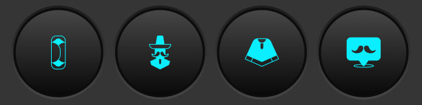 集墨西哥卷饼，墨西哥男子宽边帽，雨披和胡子图标。向量图片下载