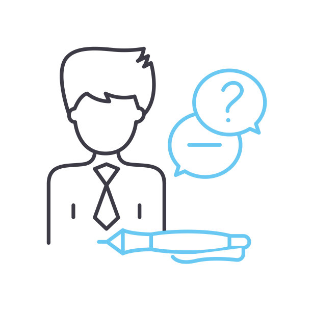 作业线图标，轮廓符号，矢量插图，概念符号图片下载