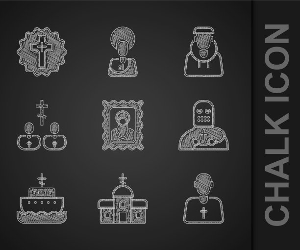 设置基督教圣像教堂建筑牧师图片下载