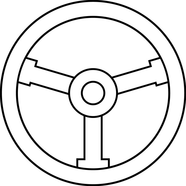 方向盘图标标志图片下载