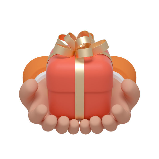 3D渲染卡通可爱的手势图片下载