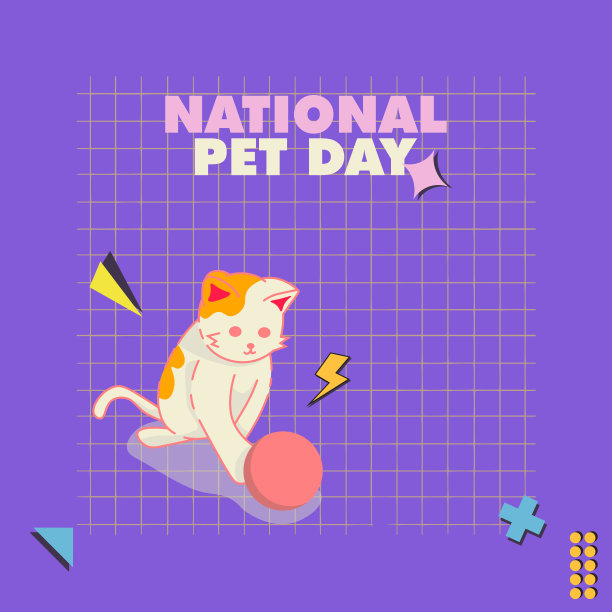 宠物日设计矢量战役图片下载