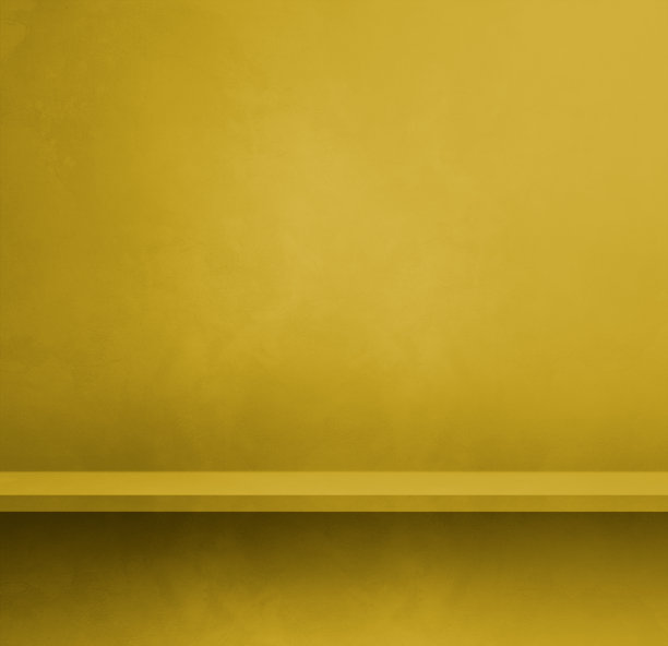 绿赭色混凝土墙上的空架子。背景模板。广场模型图片下载