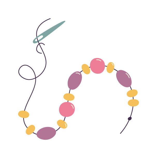 通过针配件创建项链图片下载