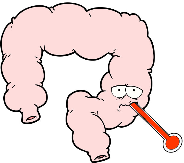 卡通不健康结肠图片下载