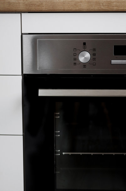 现代不锈钢厨房烤箱图片下载