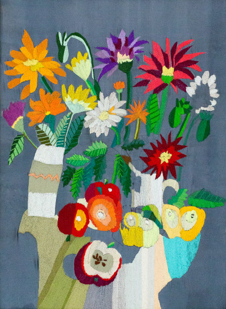 剪织物贴花图片下载