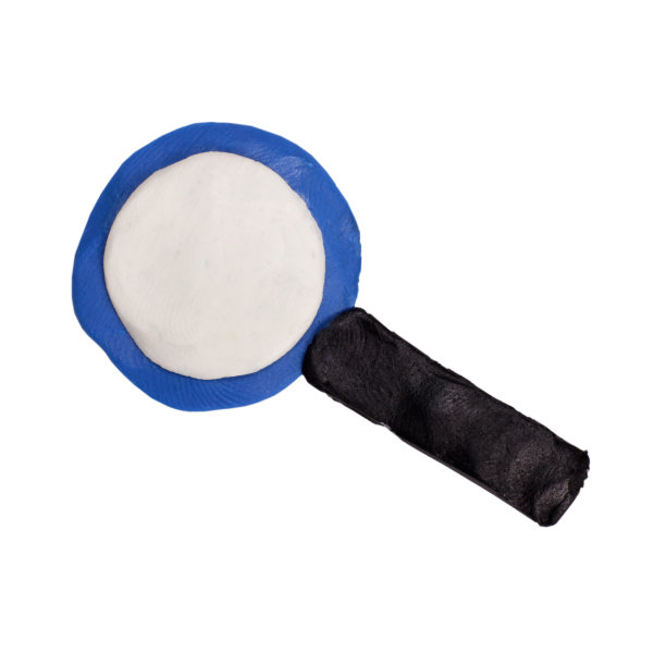 放大镜上用橡皮泥隔离白色，信息搜索符号图片下载